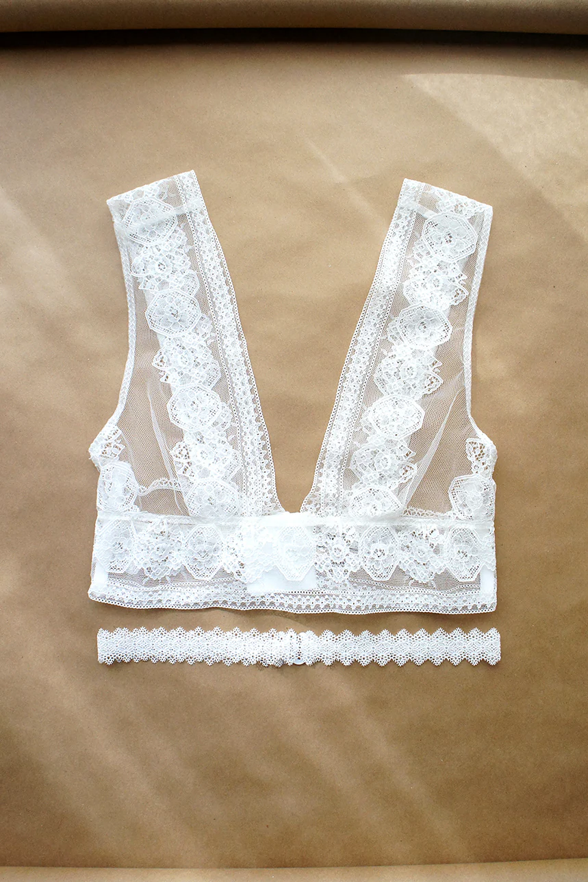 Camille Plunge Lace Bralette - Image 6
