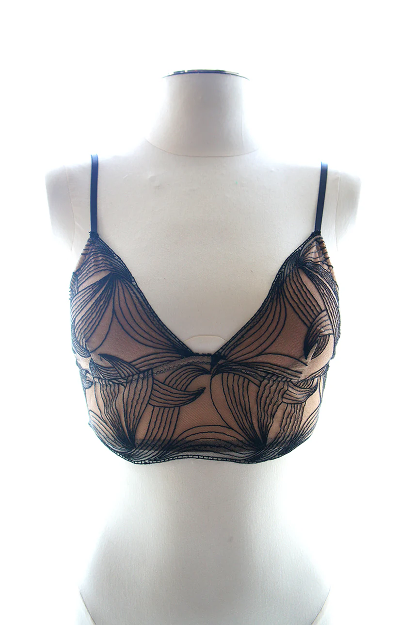 Corinne Longline Triangle Bralette - Image 7