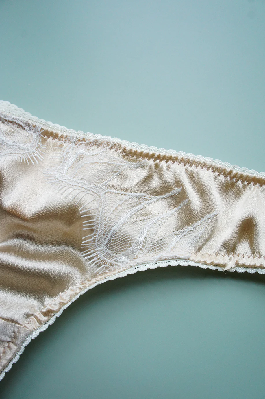 Genevieve Appliqué Panty Champagne - Image 3