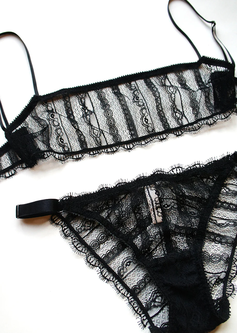 Gillian Striped Lace Panty - Image 3