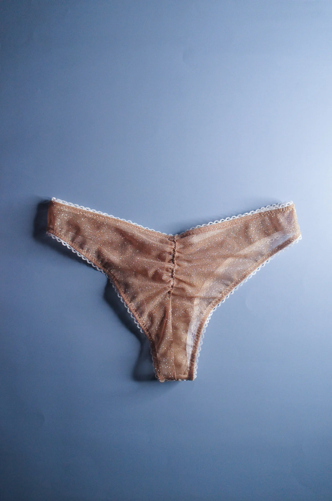 Ivory Floral Embroidery Brazilian Brief - Image 3