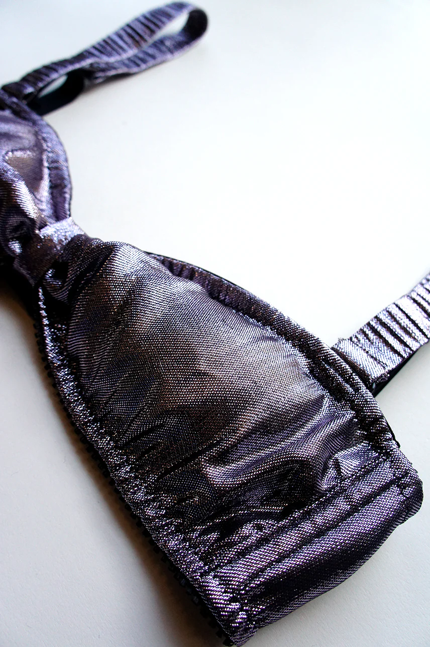 Verity Metallic Bandeau Bralette - Image 4